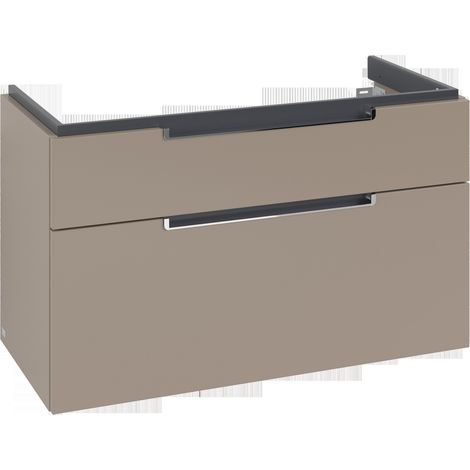 Villeroy & Boch Subway 2.0 meuble sous lavabo, 2 tiroirs, lavabo