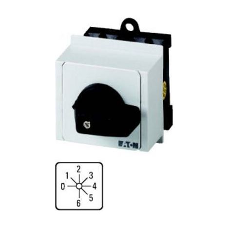 Commut. à gradin cont.: 6 20A 6 crans à acc. encastré en tableau modulaire 000012749 EATON T0-3-8244/IVS (1/2)