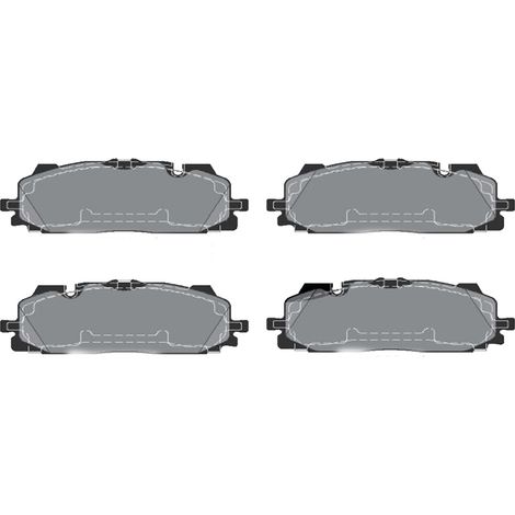 KIT PASTIGLIE FRENO ANTERIORI compatibile con AUDI Q7 (4MB,4MG) / PASTIGLIE FRENANTI AUTO OEM FDB4967, / SOSTITUZIONE DIRETTA / BASSA POLVERE / SILENZIOSO