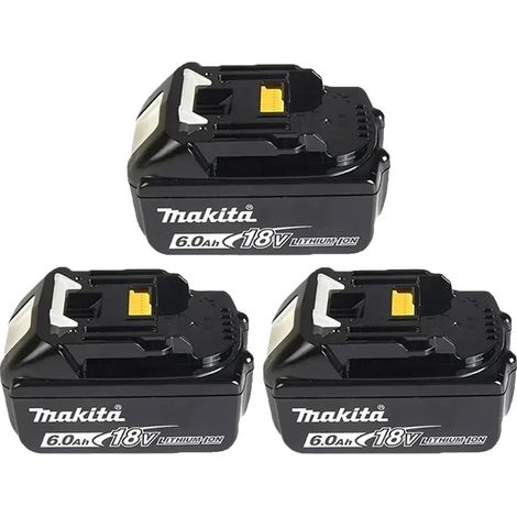 Batterie rechargeable, compatibilité 18V, capacité 5,0Ah, 3PCS Makita 6Ah, 18V-a (1/2)