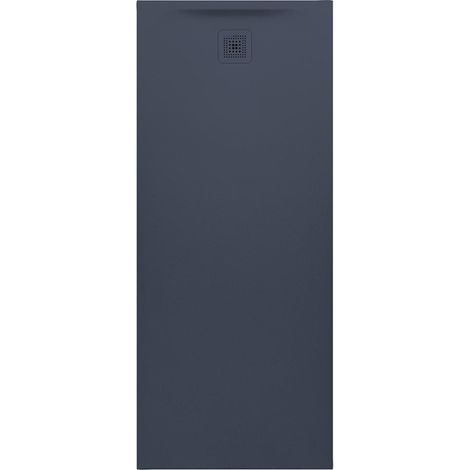 Receveur de douche LAUFEN PRO rectangulaire, bonde côté court 1800 x 750 x 46 mm anthracite LAUFEN