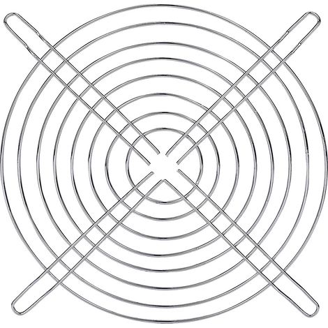 TRU COMPONENTS Lüftergitter 1 St. (B x H) 172 mm x 172 mm Stahl (1/2)