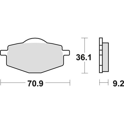Pastillas de freno TRW ZF KH101 orgánicas para Yamaha TDR 50 88-02, DT 80 85-97, DT 125 82-06, TDR 125 93-02, XT 350 85-95, XT 500 76-81, XT 600 87-03, XTZ 660 91-95, delanteras/traseras.