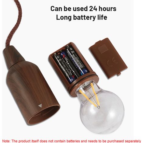 Lanterne suspendue portable à LED, alimentée par piles, pour la décoration intérieure et extérieure en camping. (1/4)