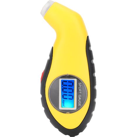 Manomètre de pression des pneus de voiture haute précision avec écran LCD et capteur numérique électronique (1/5)