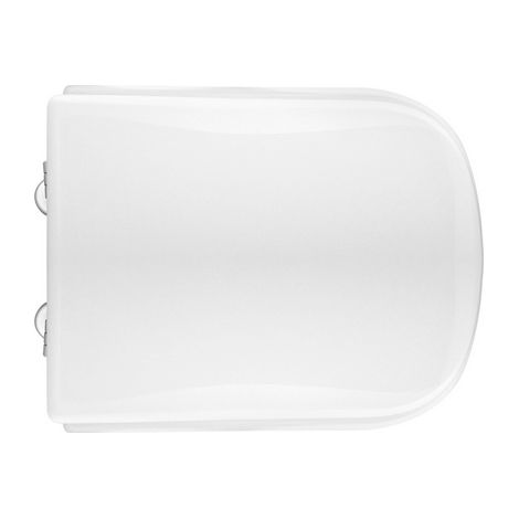 SEDILE WC PER GLOBO VASO STONE 52 FORMA 8- Bianco - Cerniere C espansion- CW- pezzi 1