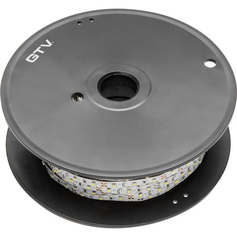 Ruban LED Flash 5630-50 m - 60 LED - Intensité variable - Divisible tous les 5 cm - 12 V - 1750 lm - Largeur : 10 mm - Blanc neutre - 4000 K - Pour meubles de cuisine