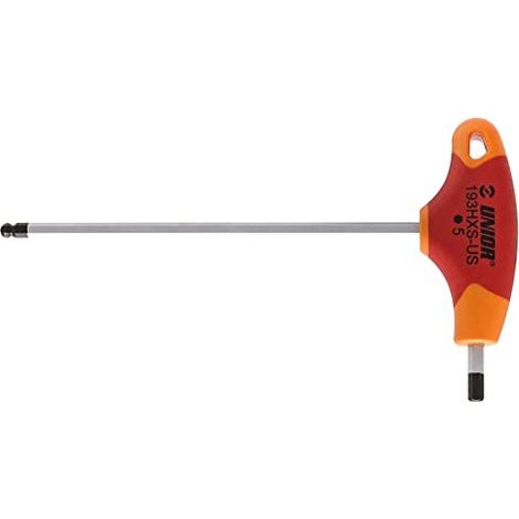 Clé hexagonale Unior 193hxs-us poignée ergonomique acier