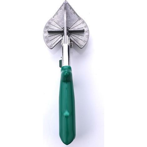 Ciseaux d'angle réglables de 45 à 135 degrés, verrouillage de sécurité, outils de cisaillement vert