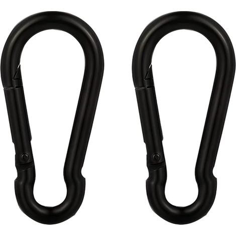 2PCS Mousquetons Robustes en Acier Inoxydable 304 pour Lextérieur, Le Camping, la Randonnée (1/5)