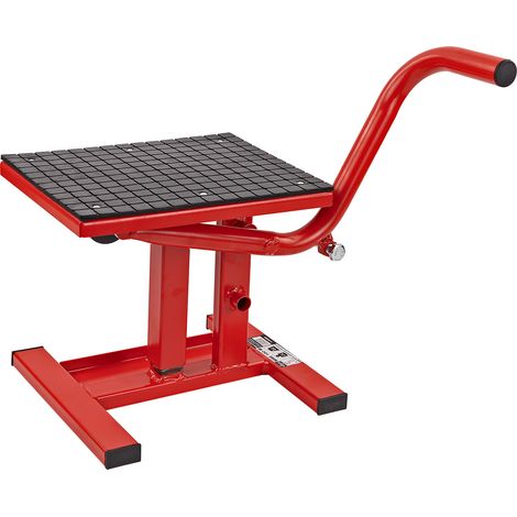 Metall Motorrad Ständer ROT Hubständer Enduro Motocross Roller Montageständer (1/5)