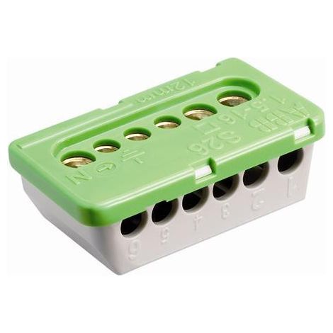 Bornier terre Mistral 3X16mm²+3X6mm² Vis 1SPE007715F0741 ABB 799192 (1/4)
