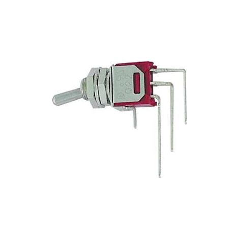 Interruptor de palanca subminiatura spdt 90° vertical on-on (1/4)
