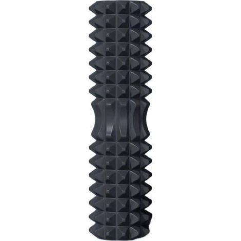 Rouleau de massage yoga et pilates – Bloc ergonomique en mousse EVA, 46 cm, bleu clair, set complet avec brique et accessoires