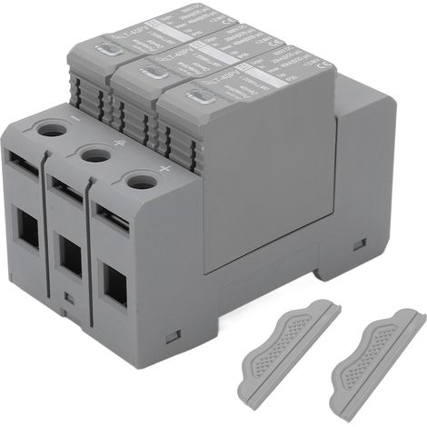 Parafoudre 3P Modulaire pour Rail DIN, Protection contre les Surtensions 600V, Design Compact (1/5)