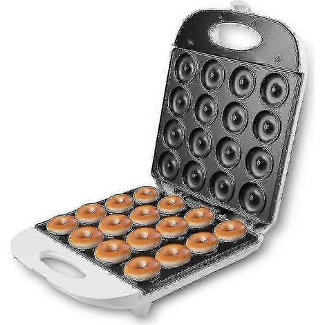 Mini fabricant de donuts 16 pièces double face - machine à pancakes antiadhésive
