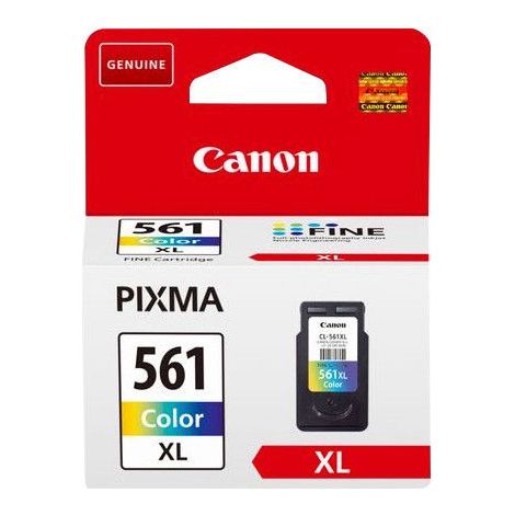 Cartouche Canon CL-561 XL couleur haute capacité pour imprimante jet d'encre