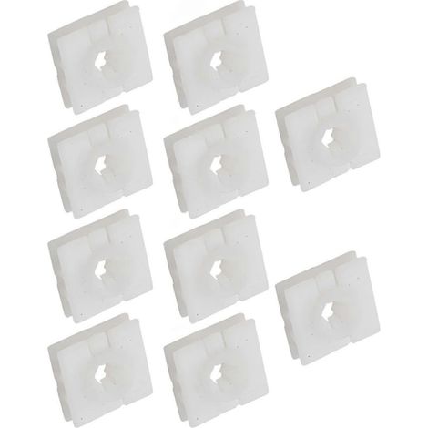 Großpackung mit 100 Kunststoffclips für die Stoßstangenverkleidung, ideal für Reparaturen an den Seitenschwellern (0009912098). Einfache Montage. Mehrfarbig. (1/5)