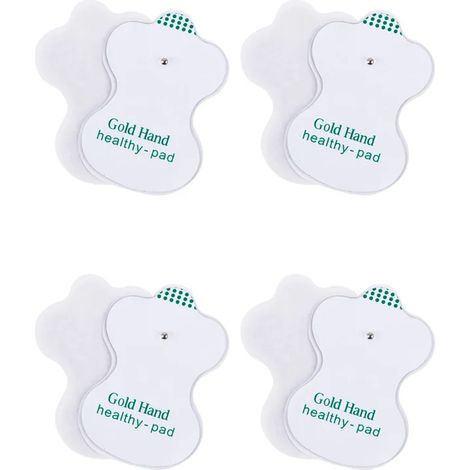 Selbstklebende TENS-Elektroden, EMS-Elektroden, elektrischer Muskelstimulator, Physiotherapiezubehör, Niederfrequenz-Körpermassagegerät 03737-AquaForge