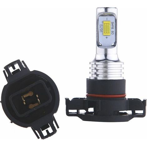 35W 4000LM 6000K Caché Xénon 2504 PSX24W LED Brouillard Lumière Ampoule Lampe (1/5)