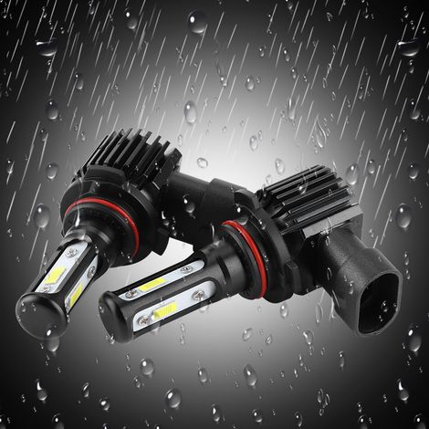 Phare LED 120 W 6000 K étanche à la poussière 9006/HB4, haute luminosité, pièces universelles (1/5)