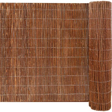 80x300 Valla de Mimbre Natural - Malla Ocultacion Balcon - Vallas Cañizo Jardin (1/5)