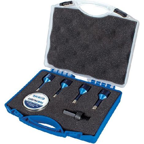 Mexco Diamond Tile Drill Bit Set 6-10mm for Angle Grinders (1/2)
