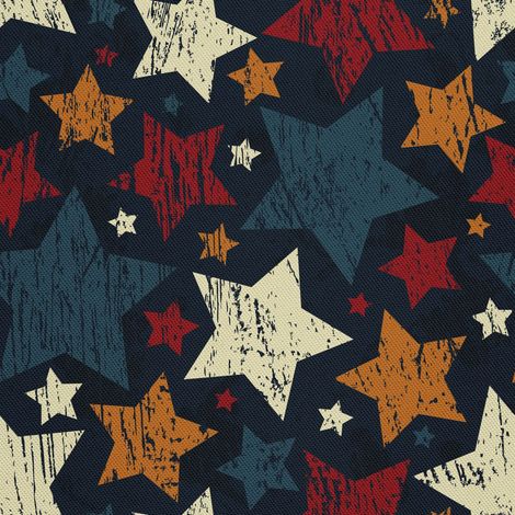 Telas decorativas para exteriores Oxford - motivo de estrellas grandes y pequeñas I DX066 (1/5)