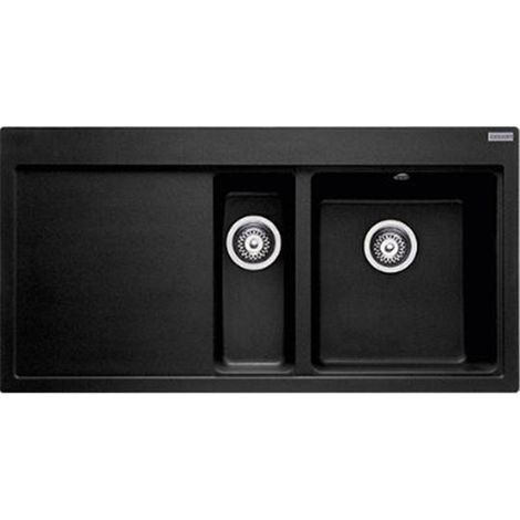 Évier de cuisine Mythos Fragranit - égouttoir à gauche - 1000x515x205 mm - Onyx - Sous-meuble 60 cm - Franke (1/2)