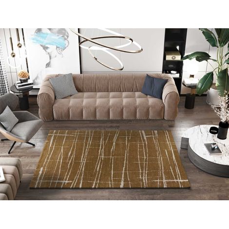 ATTICGO Tapis abstrait VENUS 23 Cuivre 80x150 cm (1/4)