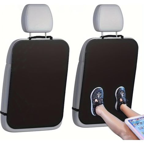 Protection Siege Voiture Enfant, 2 Pièce 45 x 60 cm Protege Siege Voiture Arrière, Dossier Housse Protections Sièges pour Sièges Auto Avant, Impermeable Protège Contre les Rayures, l’humiditéet Saleté (1/5)
