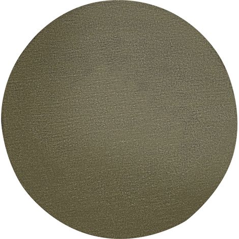 Tappeto rotondo in lana tuftato a mano 140 cm verde oliva Vasco