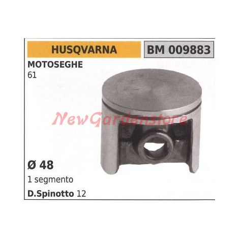 Pistón motosierra 61 Ø 48mm HUSQVARNA 009883