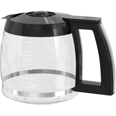 Carafe verre pour cafetière 14 tasses – Pièce de rechange, compatible avec filtre (1/5)