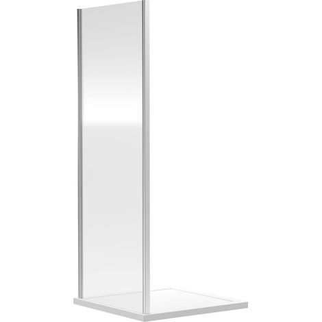 Luxura Side Panel 700mm - 6mm Chrome (1/2)