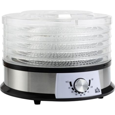Five-Tray Food Dehydrator with Temperature Range 40-70℃ for Efficient Food Preservation