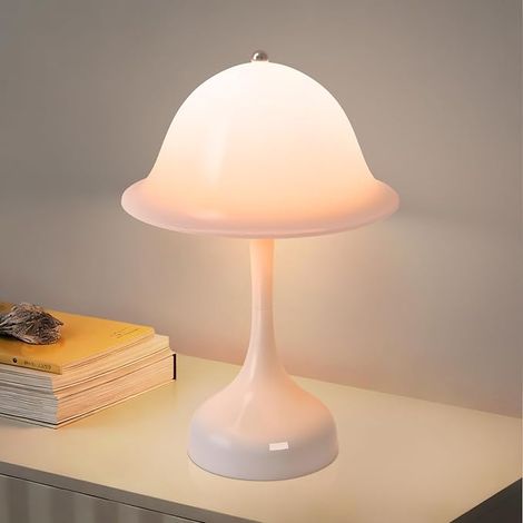 GBLY Lampada da Tavolo Senza Fili LED Batteria Touch USB Ricaricabile Regolabile 3 Temperature Colore Bianco Moderna Lampada Notturna Per Soggiorno Sala da Pranzo Comodino (1/5)