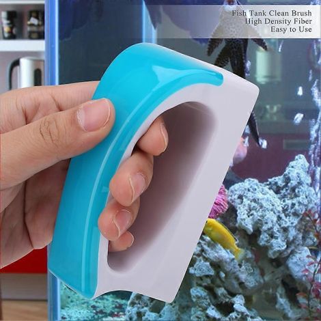 Brosse de nettoyage pour aquarium, grattoir magnétique pour algues, outil de nettoyage de taille moyenne (1/3)