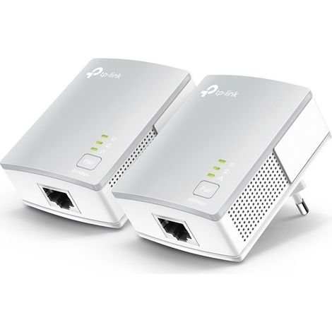 Tp-Link – Adaptateurs CPL 500 Mbps TLPA4010KIT – Pack de 2 ultra compacts – Débit jusqu'à 600 Mbps – Installation Plug and Play facile (1/6)