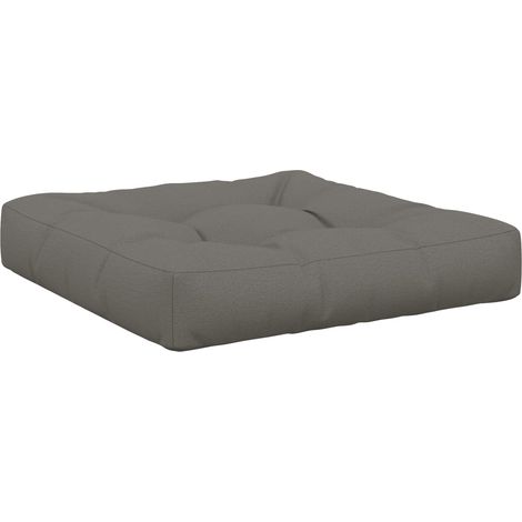 Coussin de siège 1 pièce VIANEN 100 % polyester Gris – canapé