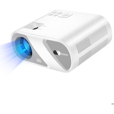 Mini vidéoprojecteur - HOKO - HD 720p - Wi‑Fi 5GHz - Bluetooth - HDMI - Projection 200 pouces