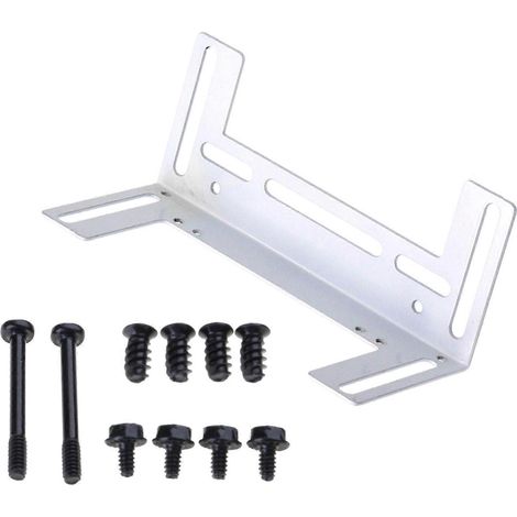 Benutzerfreundliche Lüfterhalterung für 8cm/9cm/12cm Lüfter, Metall-Montagehardware für PC-Lüfter, einfache Installation, Weiß (Weiß)
