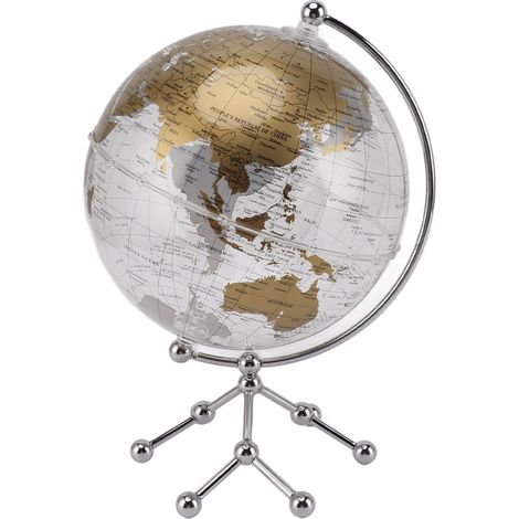 Globe Terrestre Lumineux Rotatif avec Lumières LED pour Décoration d'Intérieur (1/5)