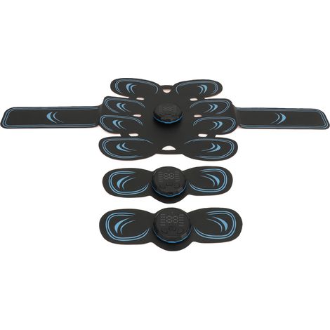 Appareil de stimulation abdominale, tonificateur musculaire, ceinture abdominale de tonification portable, équipement d'entraînement pour sculpter les abdominaux (1/5)