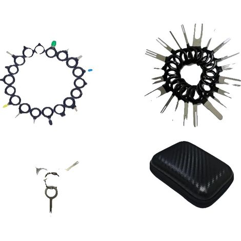 Kit per la rimozione del terminale dell'auto, compatibilità universale, set da 59/41 pezzi, 41 pezzi (1/2)