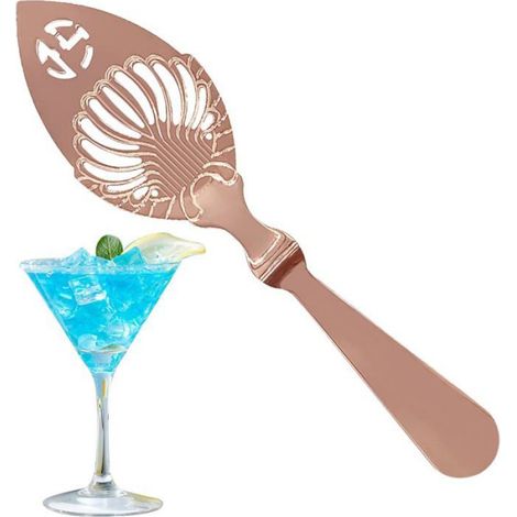 Cuillère À Absinthe - Acier Inoxydable - Design Creux Légèrement Concave - Pour Préparation Cocktail Bar Restaurant Cuisine - 1 Pièce (1/4)