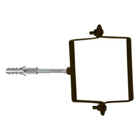 COLLARE PER PLUVIALE QUADRO PREVERNICIATO 80x80 mm - 2 pezzi