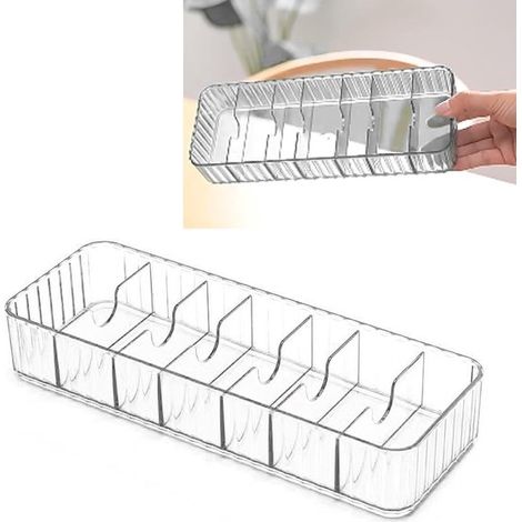 2 scatole porta cavi dati,organizer a 7 scomparti in plastica con ampia apertura e scomparti multipli per caricabatterie,ufficio e scrivania (1/3)
