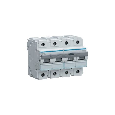 Interruttore magnetotermico Hager 4P 125A 10KA C 6 moduli HMF499
