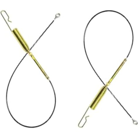Pièce de rechange compatible 06900502 Lot de 2 cables de traction supérieurs pour souffleuses à neige Ariens921024 921030 921038 921032 921037 921013 921017 921018 921022 (1/5)